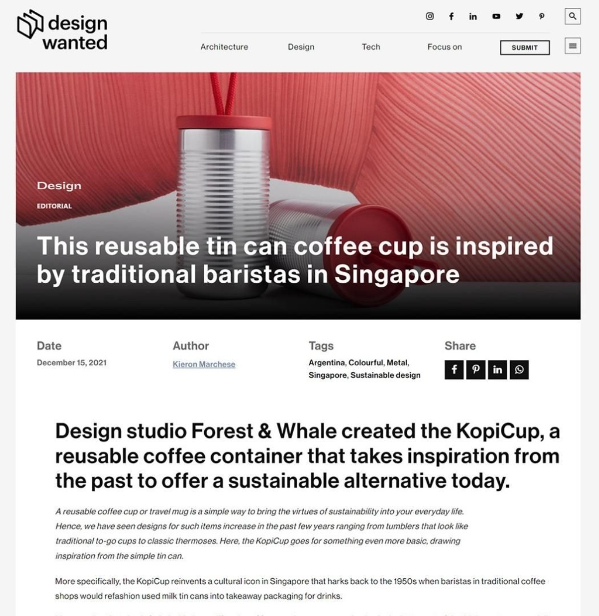 Design Wanted feature